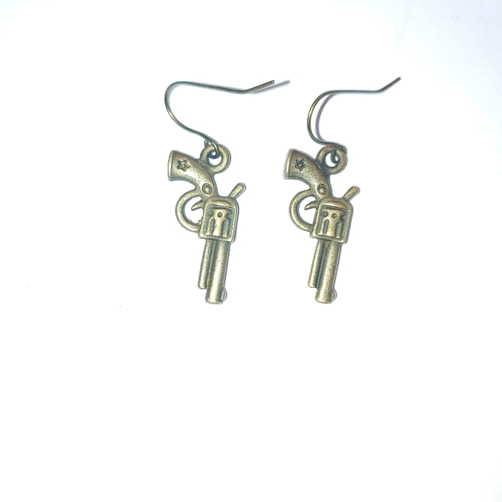 Gun earrings